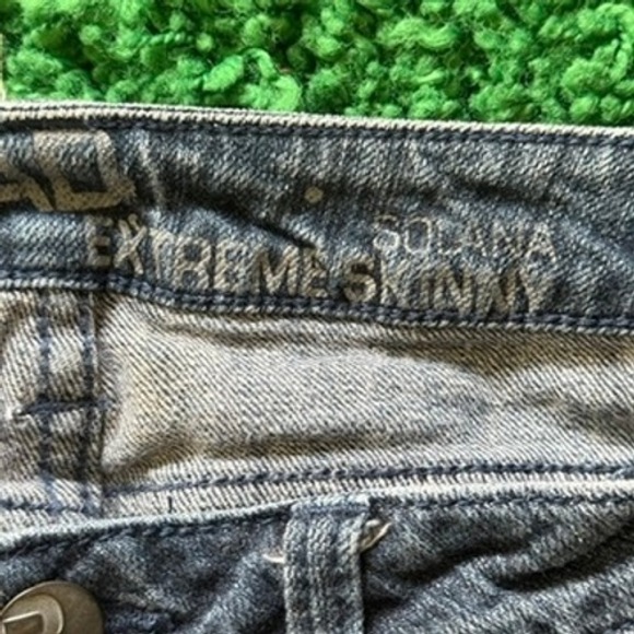 BULLHEAD DENIM Extreme Skinny Jeans Women's Size 1S Dark Wash - Picture 5 of 6